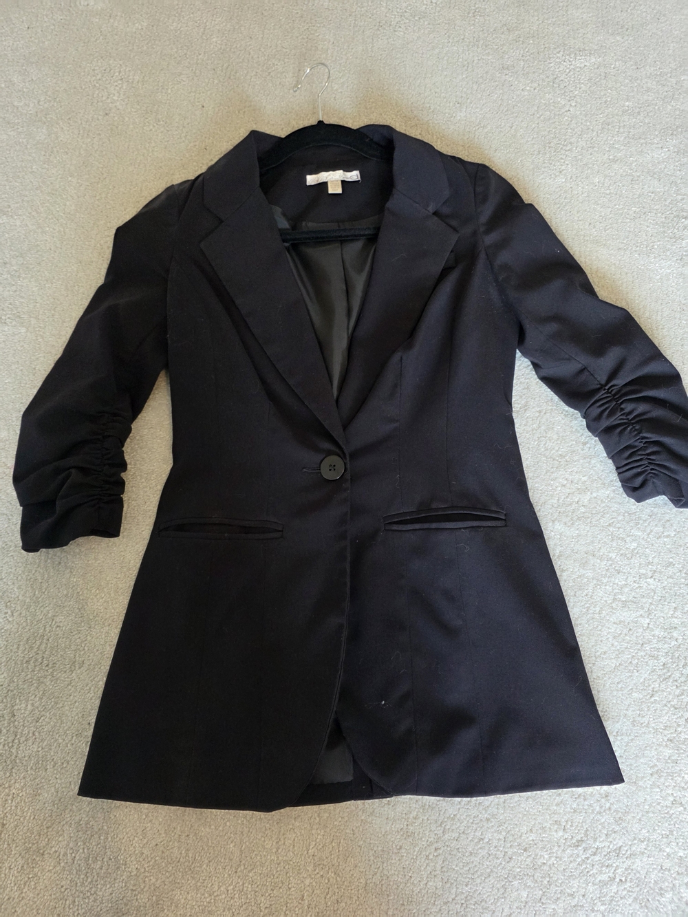Tailored Black Women's Blazer Jacket